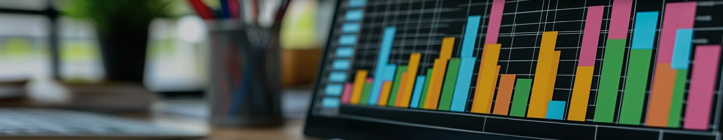 業績推移キービジュアル